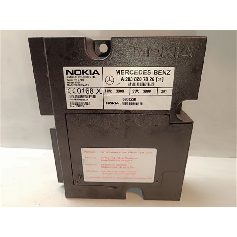 MERCEDES-BENZ S-CLASS Telefon Elektronika