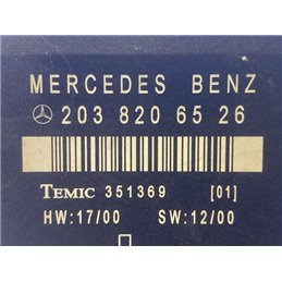 MERCEDES-BENZ C-CLASS Bal hátsó Ajtó Vezérlőegység