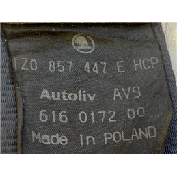 SKODA OCTAVIA II Jobb hátsó Biztonsági Öv