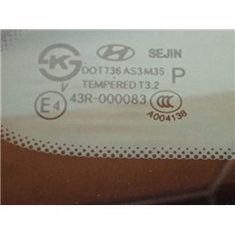 HYUNDAI i40 Jobb C Oszlop Oldalablak Üveg